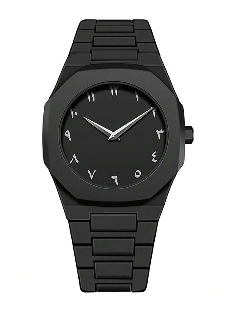 MIQAT Nuit Étoilé — Montre Homme Luxe Polycarbonate Cadran Noir