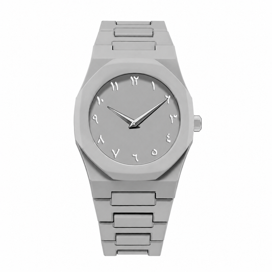 MIQAT Poussière de Lune — Montre Homme Luxe Polycarbonate Cadran Gris