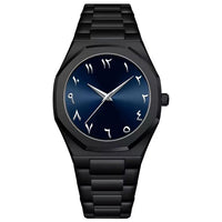 MIQAT Minuit Saphir – Montre Homme Luxe Acier Cadran Bleu