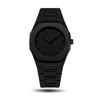 MIQAT Nuit Noire — Montre Homme Luxe Polycarbonate Cadran Noir