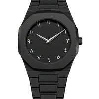 MIQAT Nuit Étoilé — Montre Homme Luxe Polycarbonate Cadran Noir