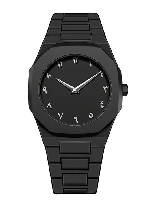 MIQAT Nuit Étoilé — Montre Homme Luxe Polycarbonate Cadran Noir